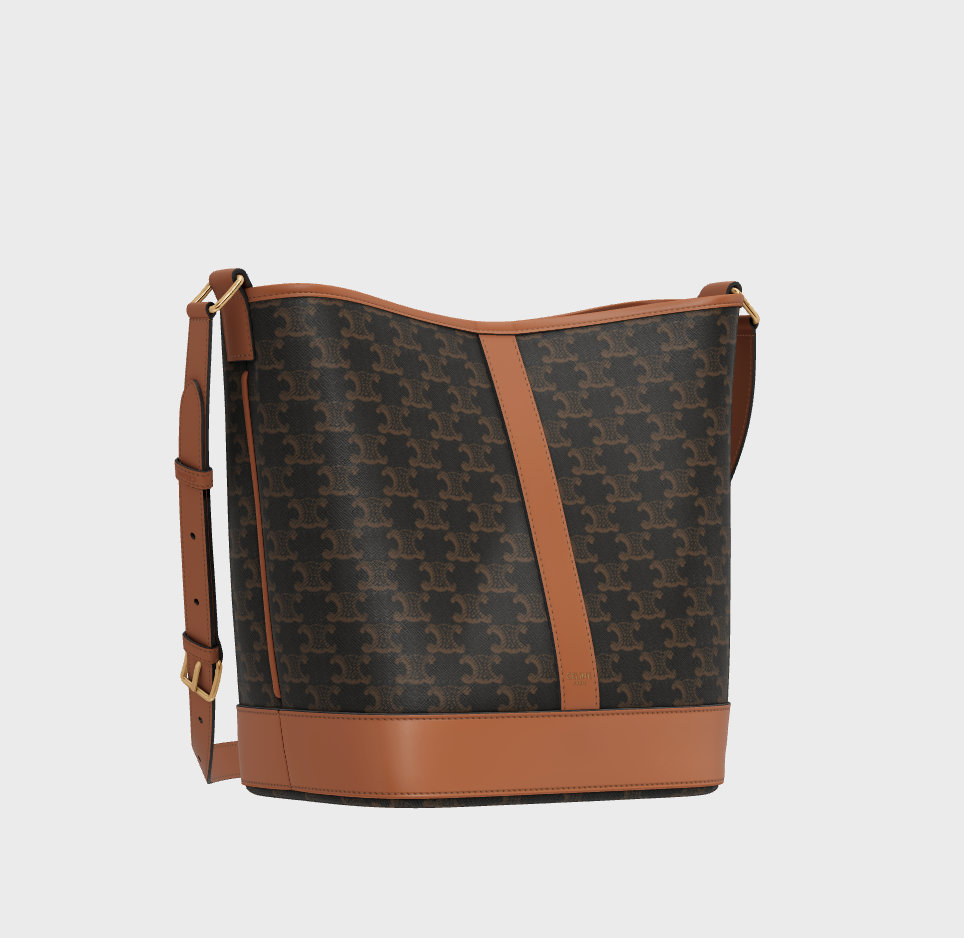 經典老花水桶包