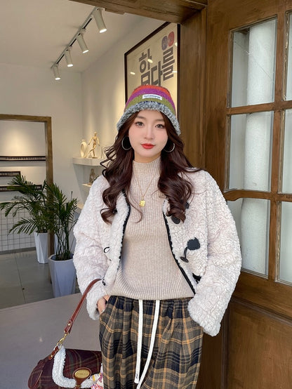 半高領設計感針織top