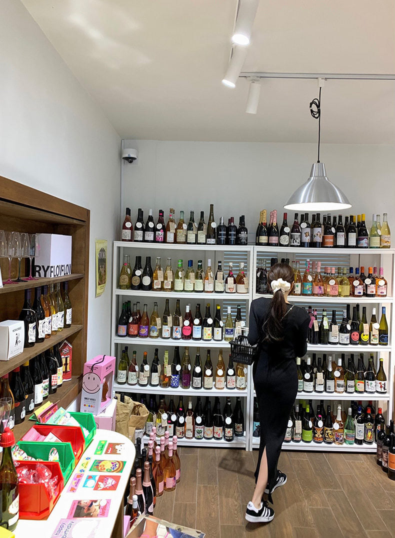 フレンチスタイルの長袖カーディガン+ニットタイトキャミソールドレスセット