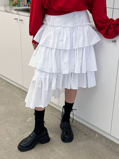 層層不規則蛋糕裙