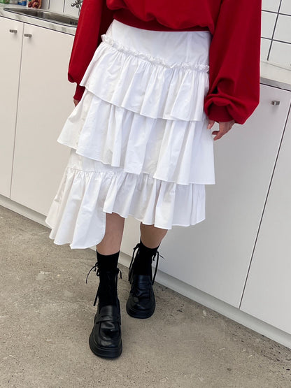 層層不規則蛋糕裙