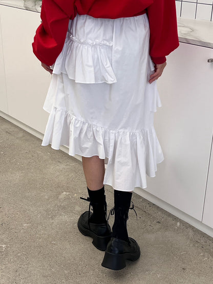 層層不規則蛋糕裙