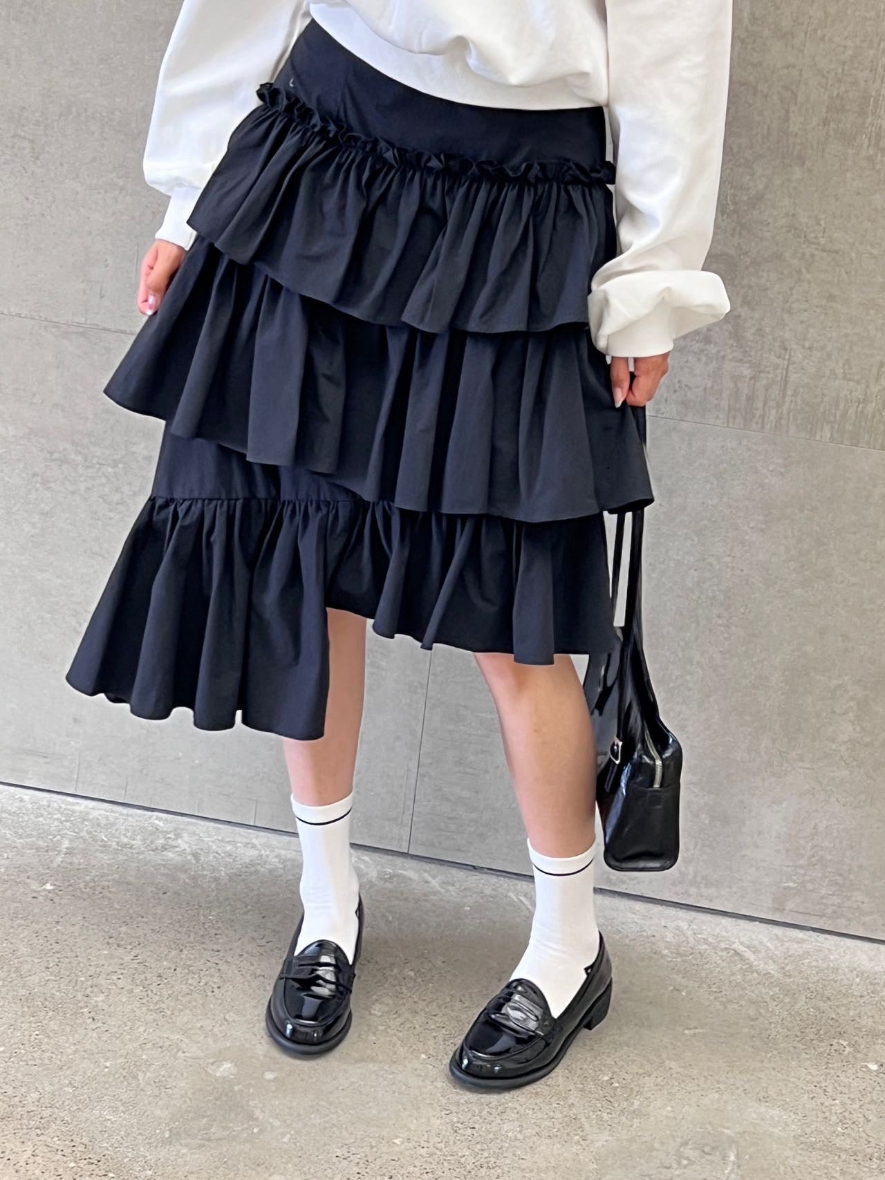 層層不規則蛋糕裙