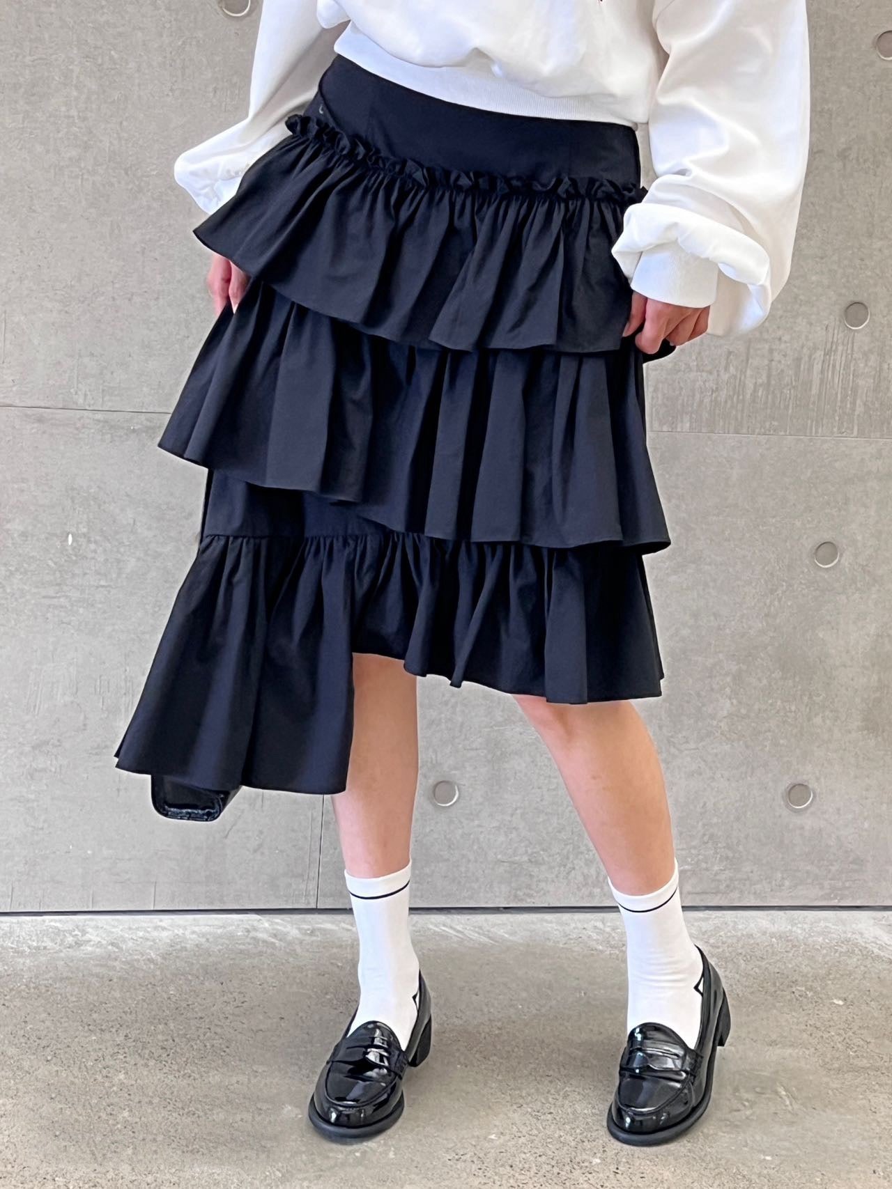 層層不規則蛋糕裙