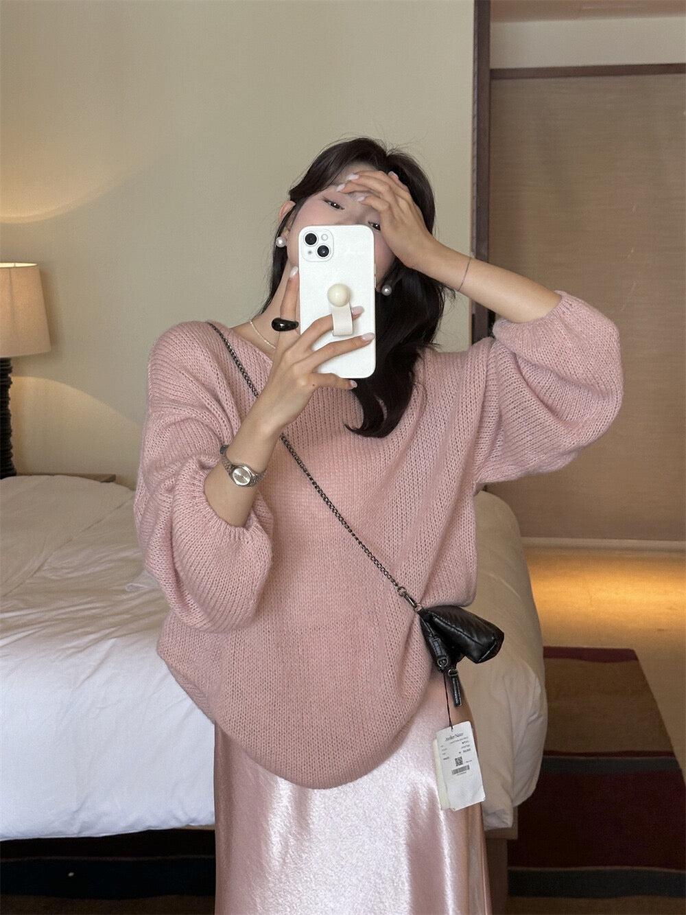 Minimalist Back-Tie Sweater