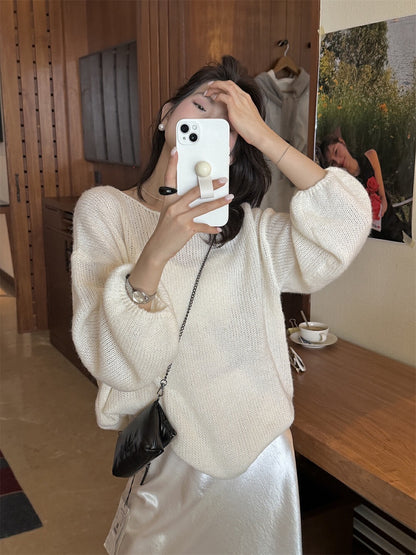 Minimalist Back-Tie Sweater