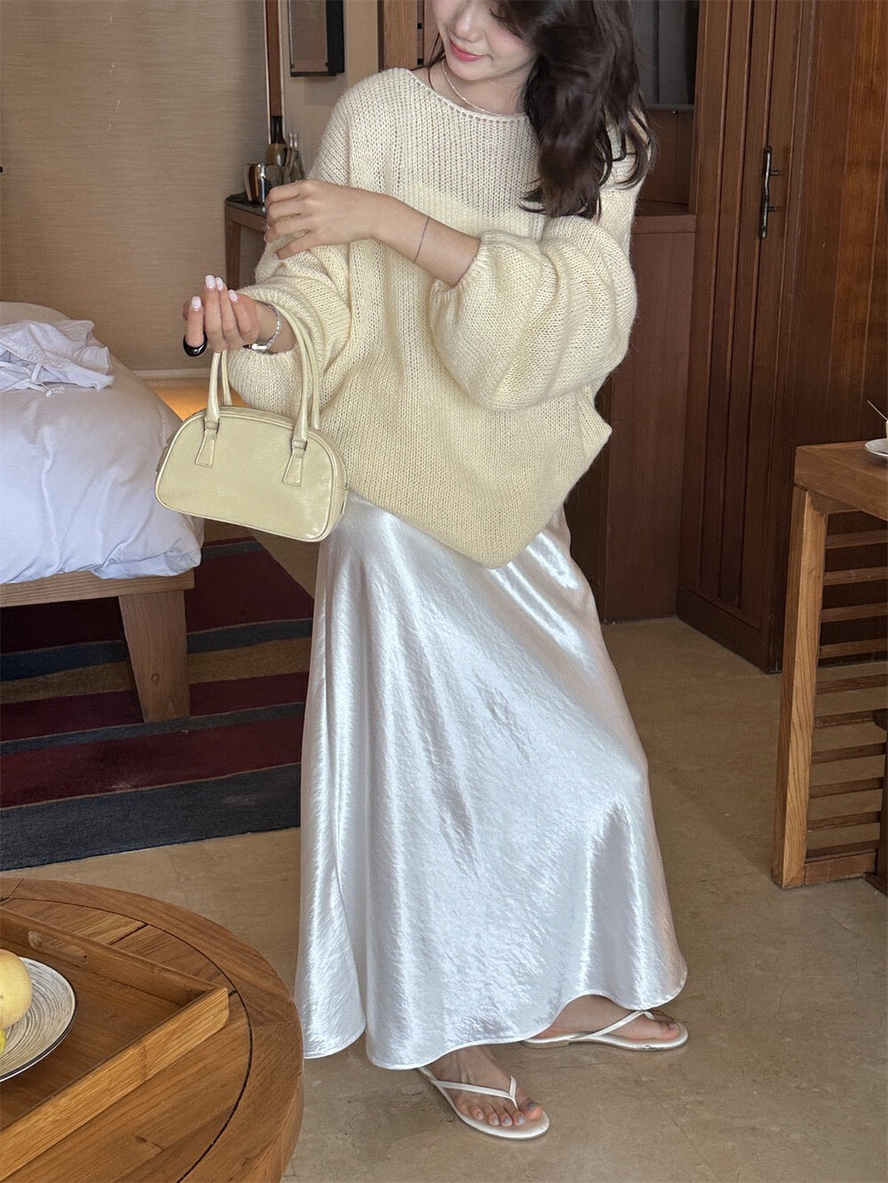 Minimalist Back-Tie Sweater