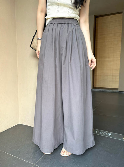 鬆弛大版闊腿休閒褲