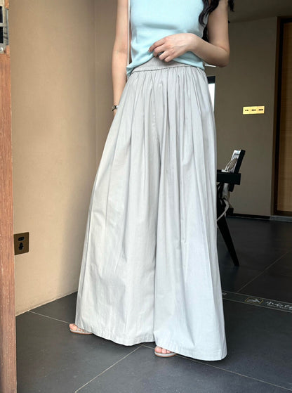 鬆弛大版闊腿休閒褲