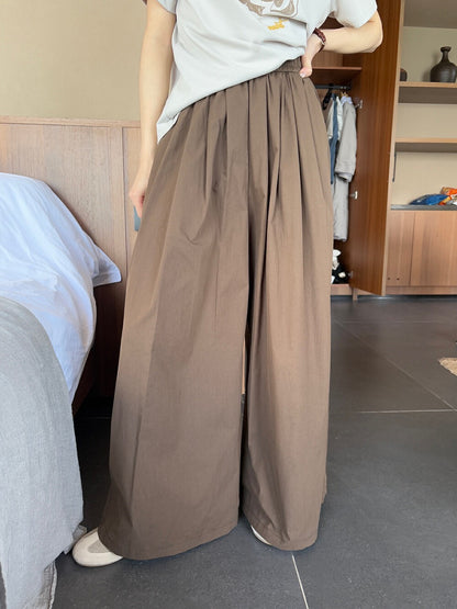鬆弛大版闊腿休閒褲
