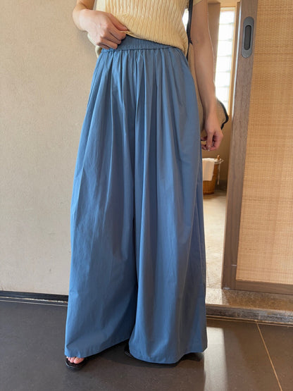 鬆弛大版闊腿休閒褲