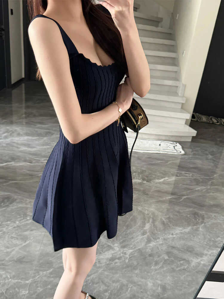 knitted camisole dress