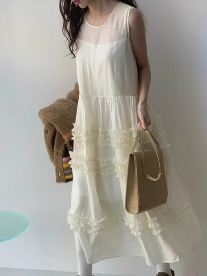 Layered Cake Slip Dress