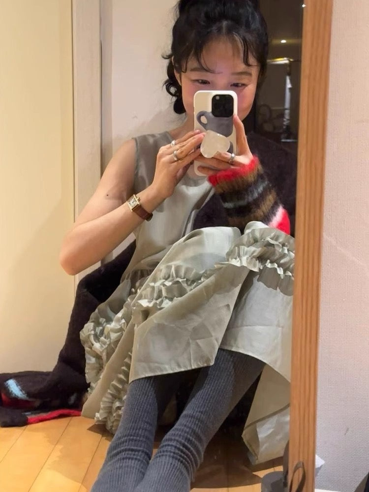 Layered Cake Slip Dress