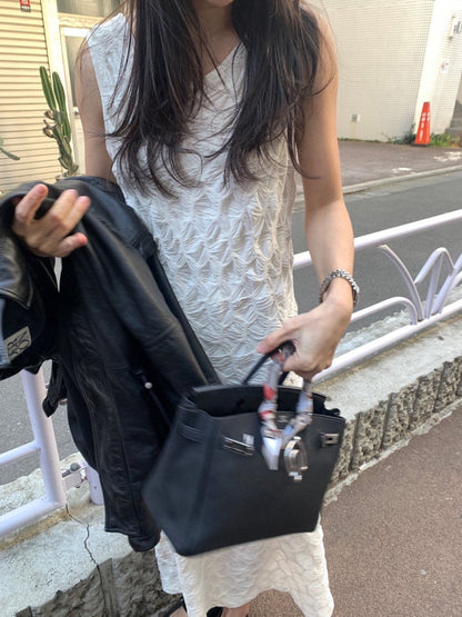 Elaborate Textured Elegant Dress