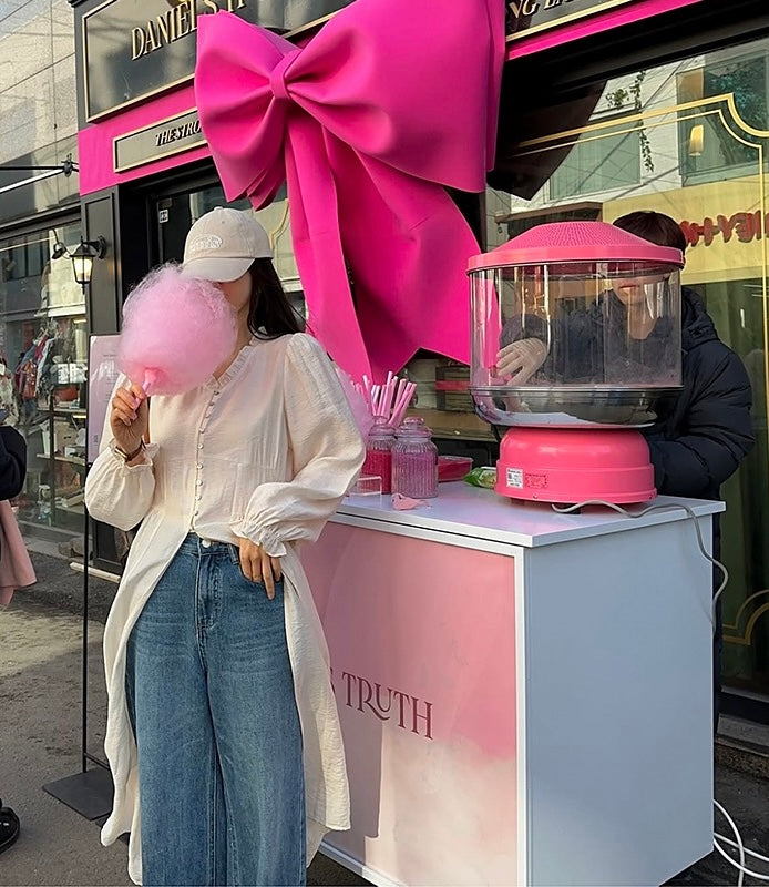 單排扣開衫連身裙