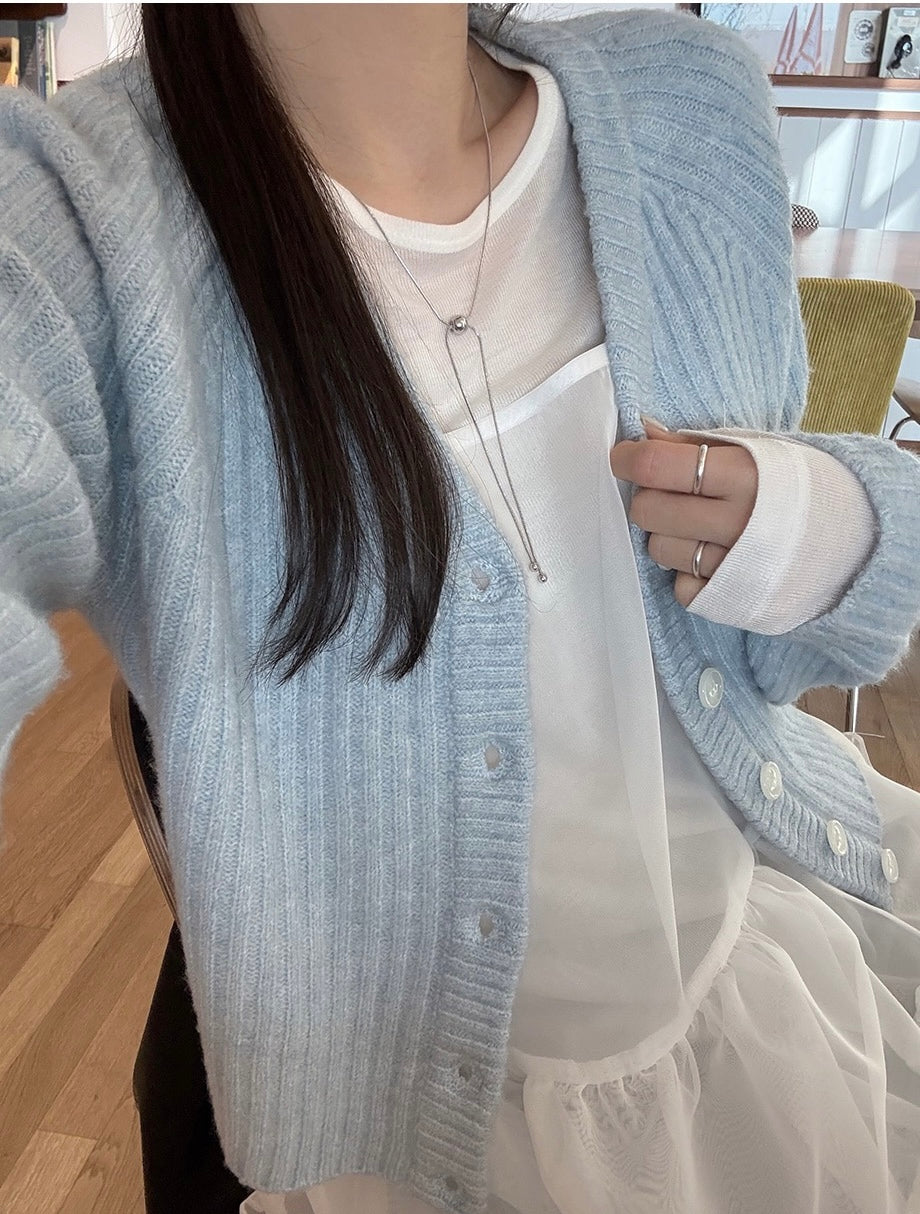 Puff Hem Strappy Dress