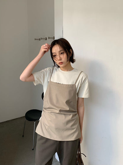 簡約字母印花T恤