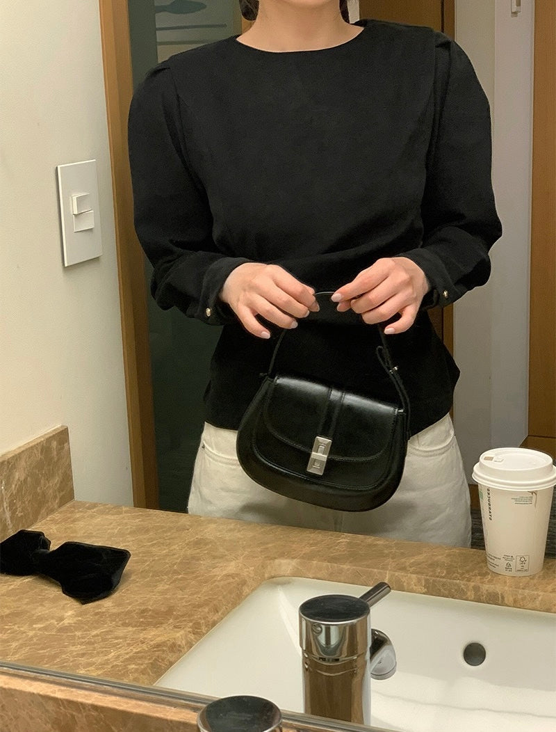 Irregular Lace-up Shirt