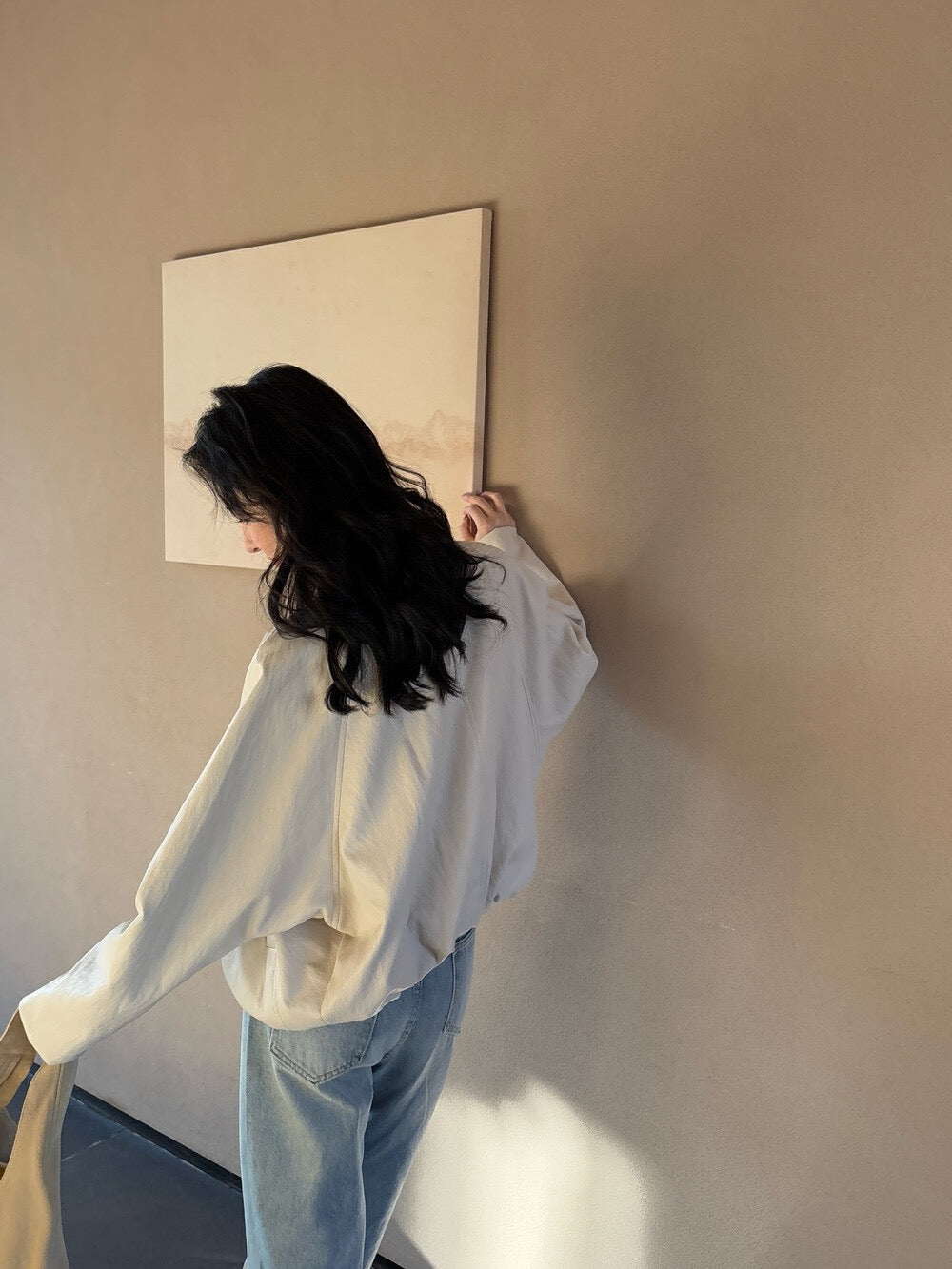 Minimalist Small Lapel Leather Jacket