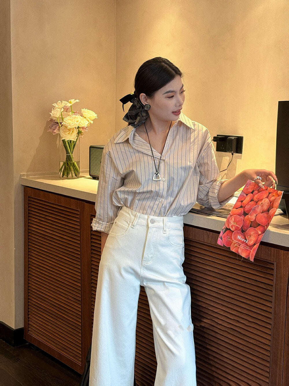 Cropped Straight-leg Jeans