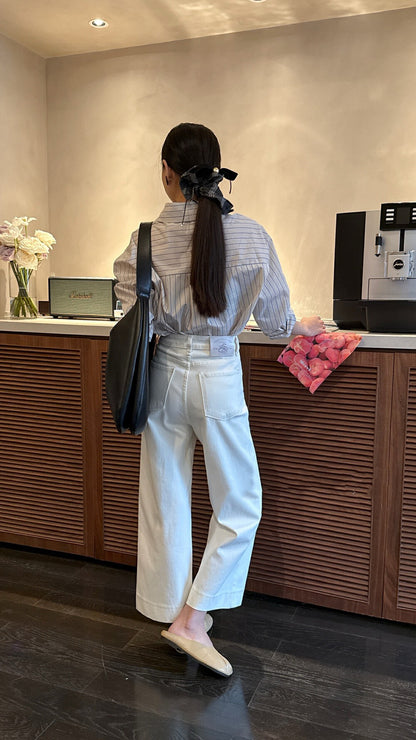 Cropped Straight-leg Jeans