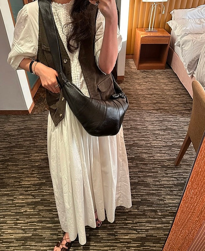 Heavily Pleated Loose-Fit Dress