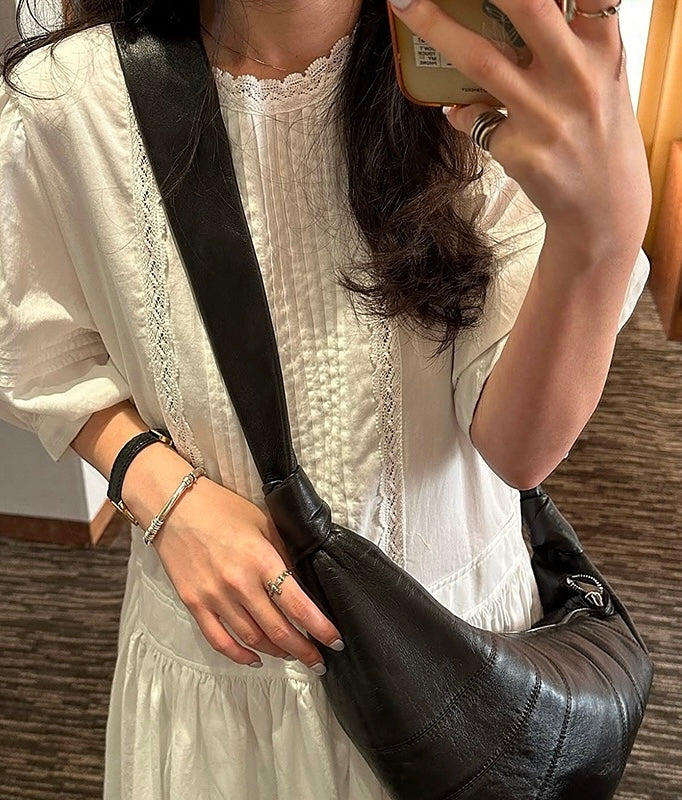 Heavily Pleated Loose-Fit Dress