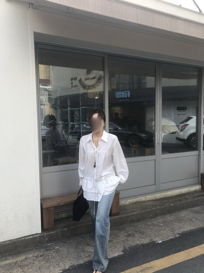 ダブルフリルブラウス