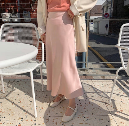 ハイウエスト万能フレアスカート