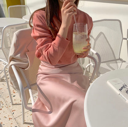 ハイウエスト万能フレアスカート