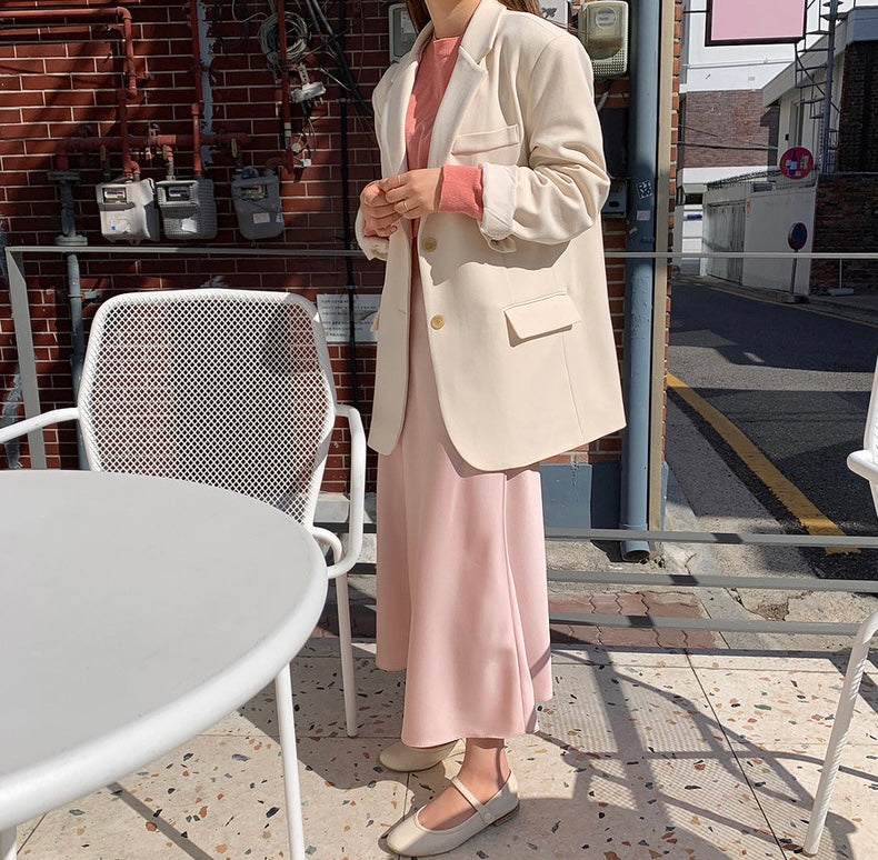 ハイウエスト万能フレアスカート