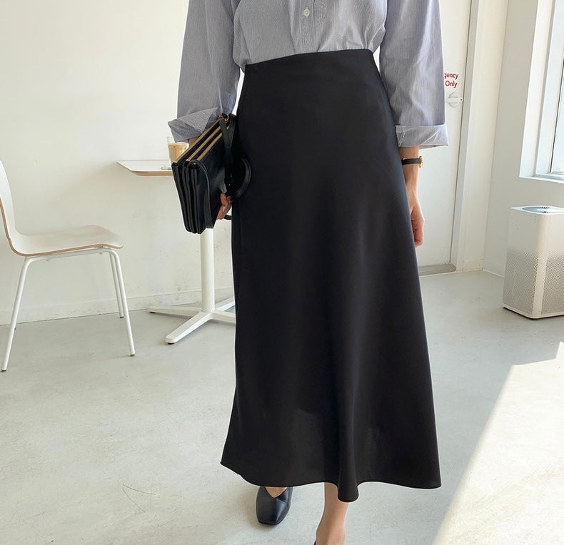 ハイウエスト万能フレアスカート