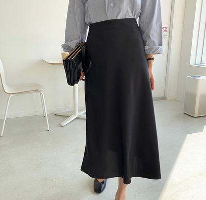 ハイウエスト万能フレアスカート