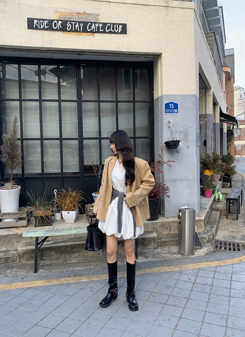 タンクトップバルーンスカート