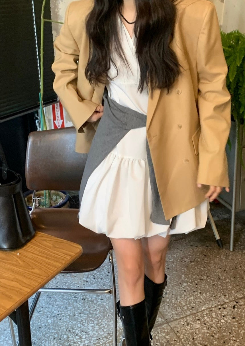 タンクトップバルーンスカート