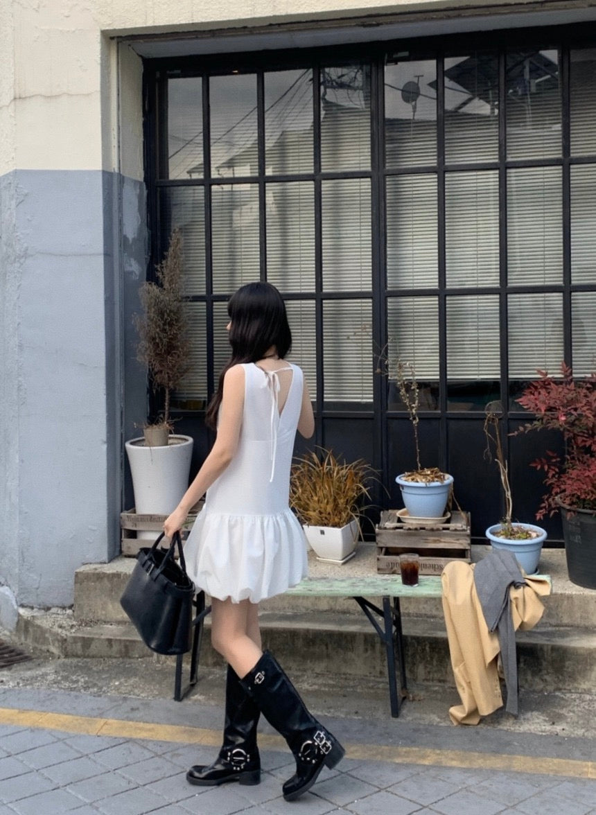 タンクトップバルーンスカート