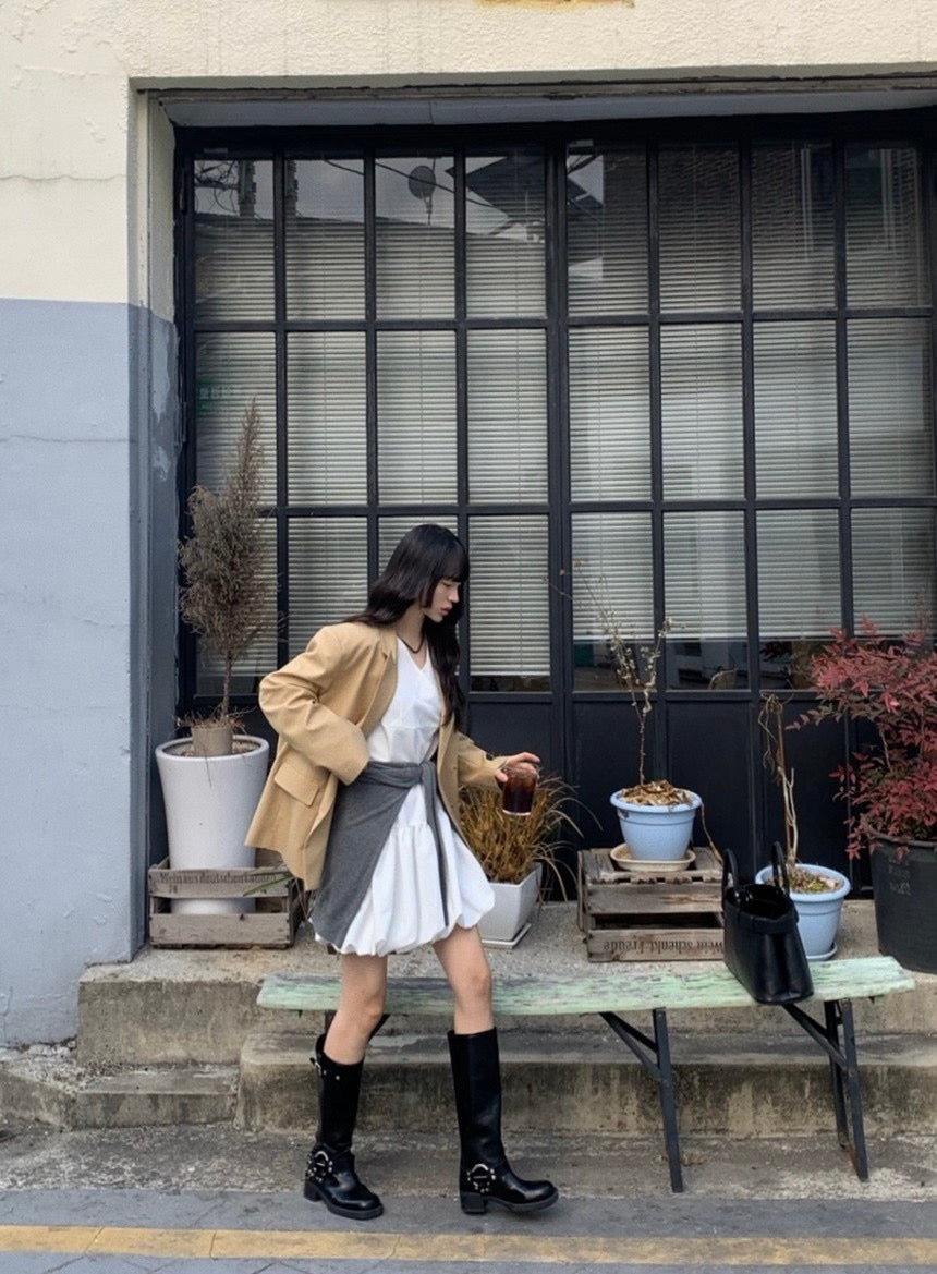 タンクトップバルーンスカート