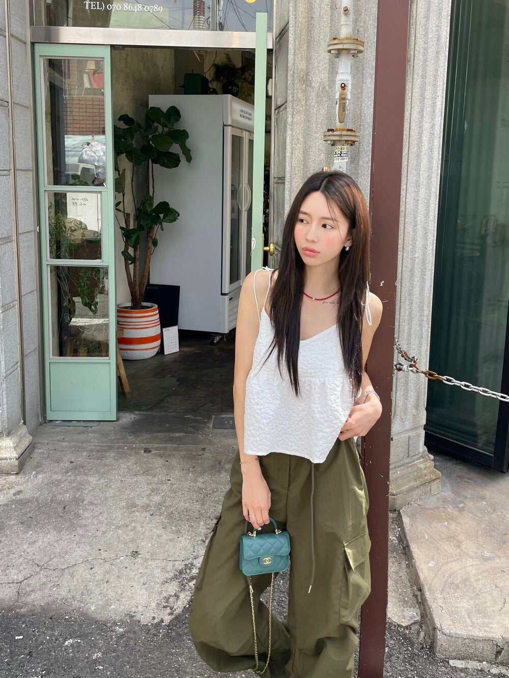 甜美系帶娃娃衫