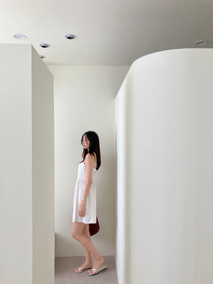 バックオープンビスチェキャミソールドレス