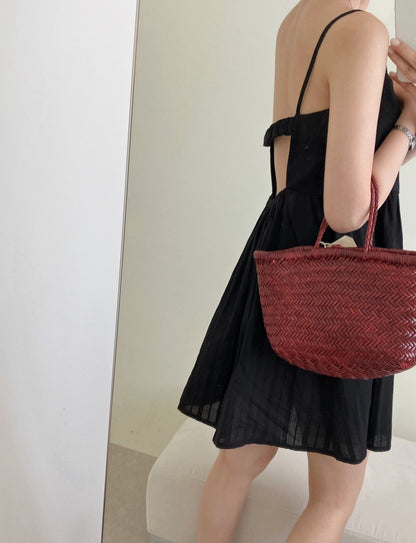 バックオープンビスチェキャミソールドレス