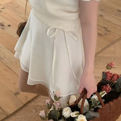 百搭系帶半身裙