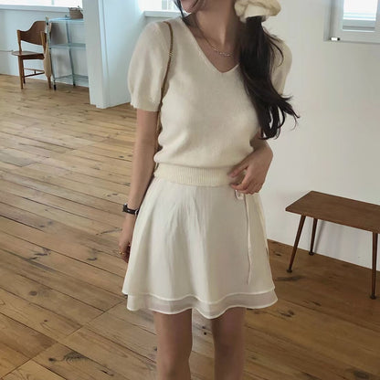百搭系帶半身裙