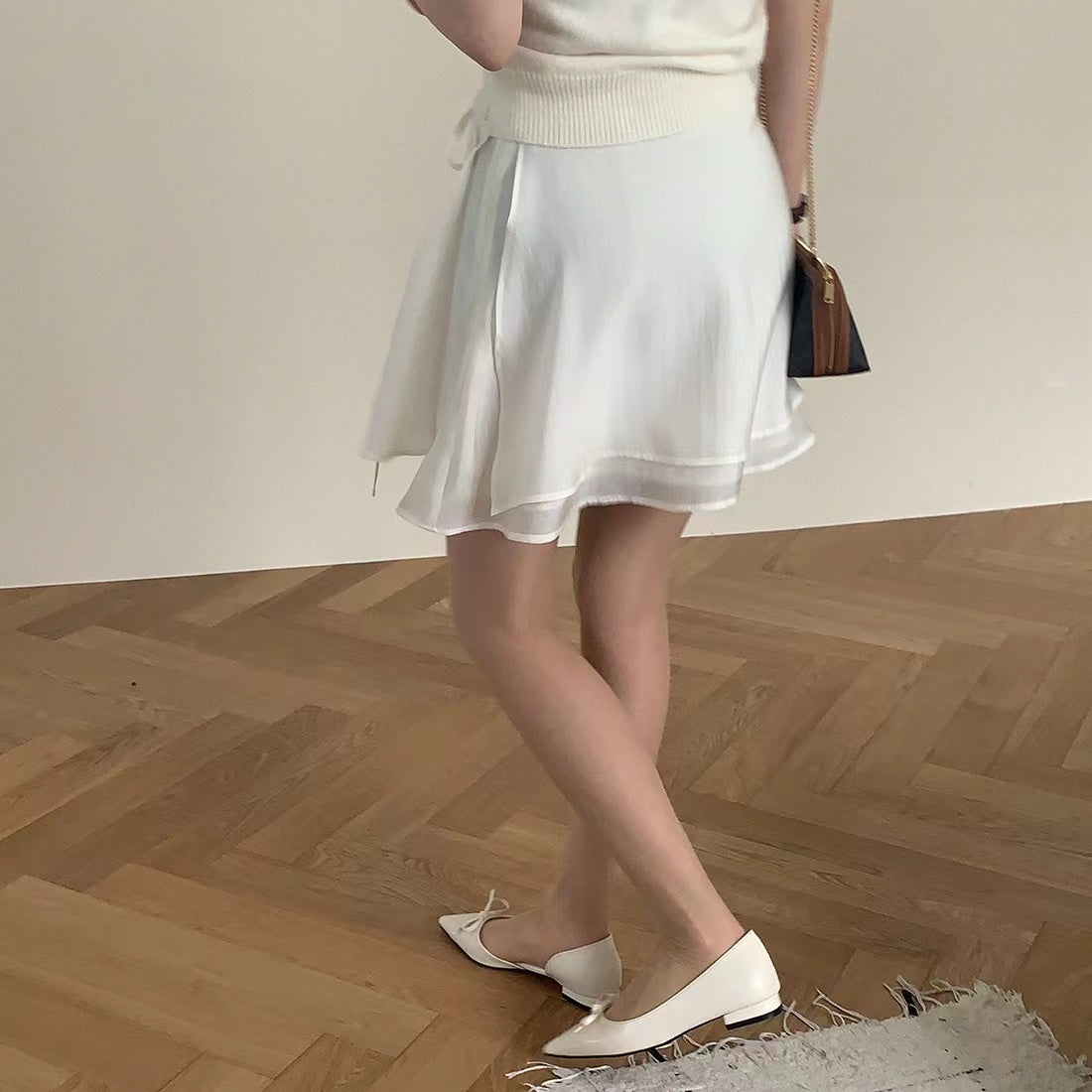 百搭系帶半身裙