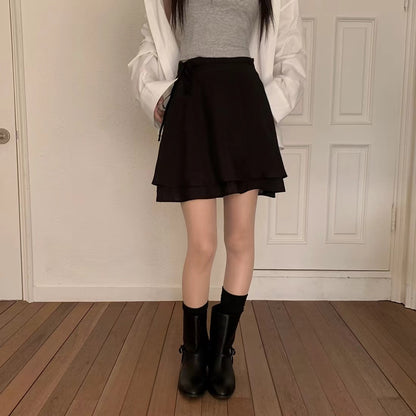 百搭系帶半身裙