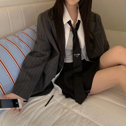 百搭系帶半身裙