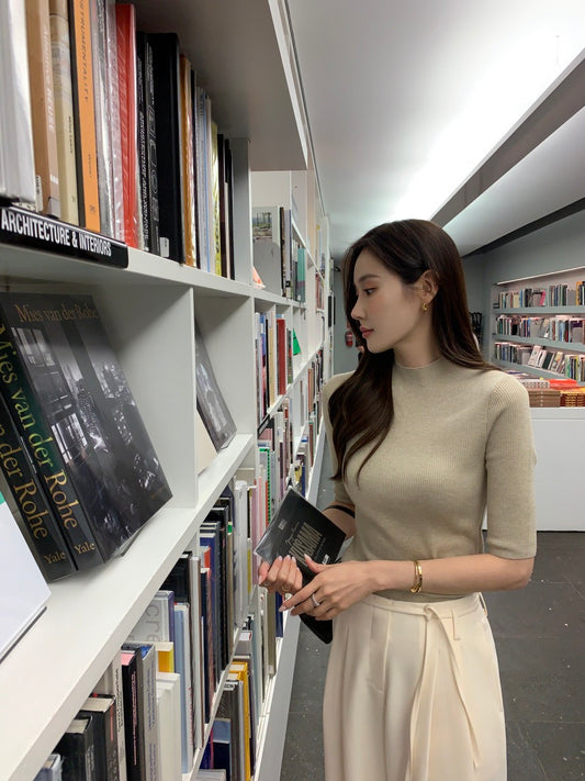 簡約氣質針織top