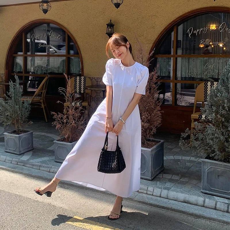 Chic Round Neck Dress