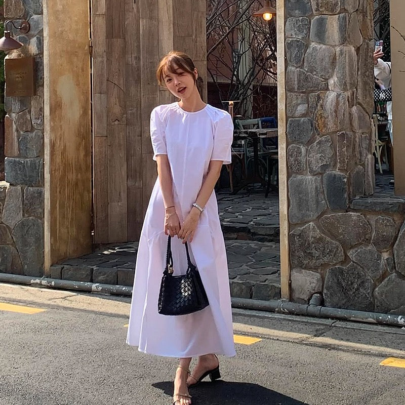 Chic Round Neck Dress