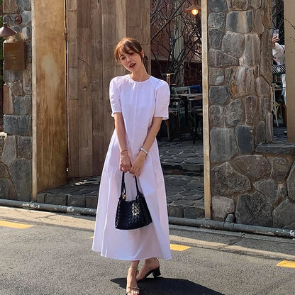 Chic Round Neck Dress